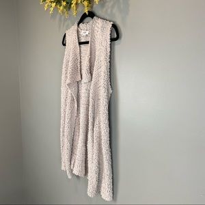 Motherhood maternity knit sleeveless cardigan